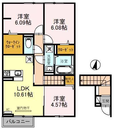 La Pomodoro Bの間取り