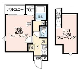 グランクオールお花茶屋の間取り