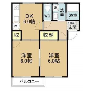 フレグランスR&Yの間取り