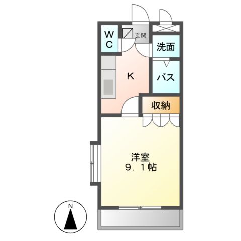 フォレスト・ヴィラ Ⅱの間取り