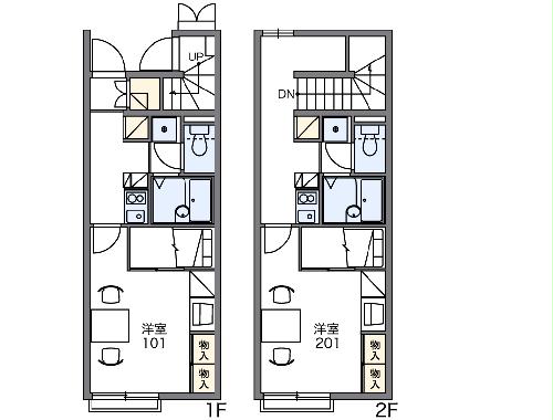 レオパレスサクセスⅡの間取り