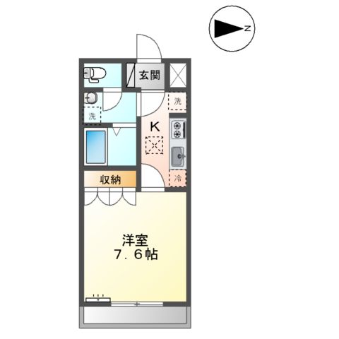 グレイスヴィラ花水木の間取り