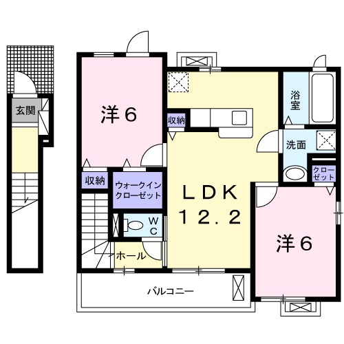 サニー コートⅣの間取り