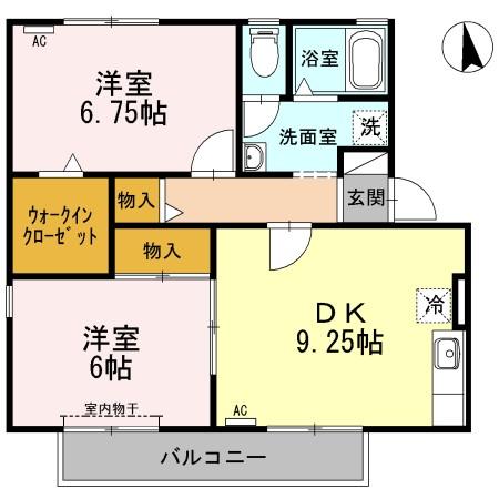 パークハイム B棟の間取り