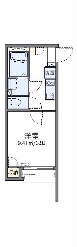 レオネクストリバーサイド双葉の間取り