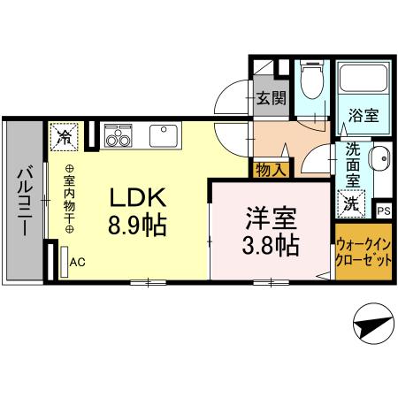 ルチェ・ソラーレの間取り