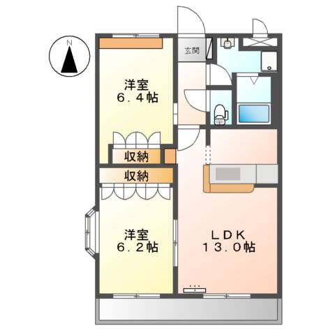 2/30 間取