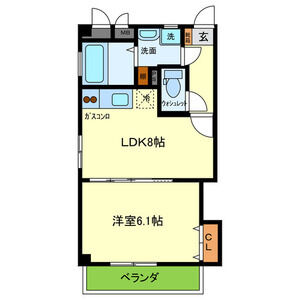 エフォールヒロⅡの間取り