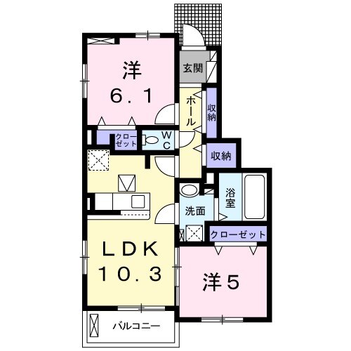 カーサ エスペランサの間取り