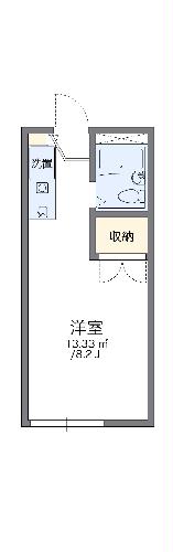レオパレス社台の間取り