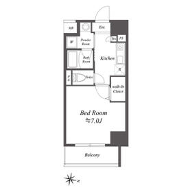 ルクレ菊川の間取り