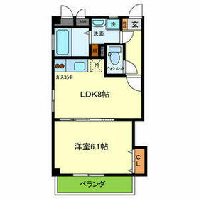 エフォールヒロⅡの間取り