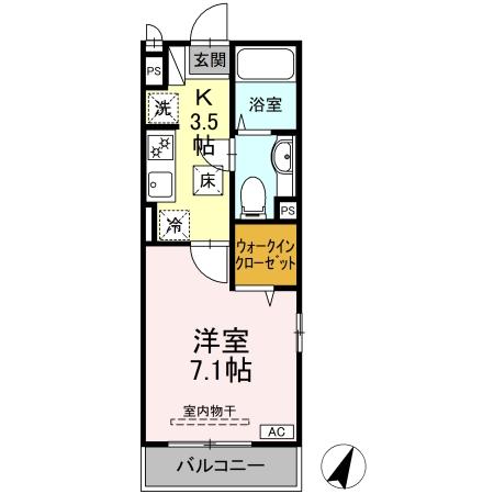 アンソレイユ港南台の間取り