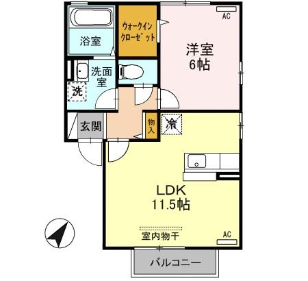 エクセル Gの間取り