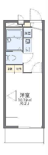 レオパレスハーモニーランドⅠの間取り