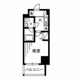 栄町の完工年月（2008年2月）築の賃貸マンションの間取り