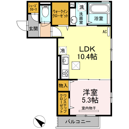 Carpe diemの間取り