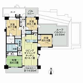 レクセルマンション川越大手町の間取り