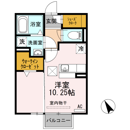 エスペランサA棟の間取り