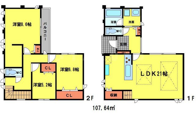 ガーデンコート桜ヶ丘の間取り