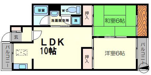 リバーサイド石澄の間取り