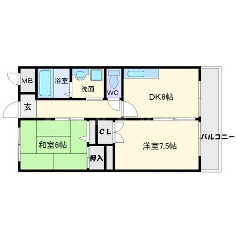 アトリエミノオの間取り