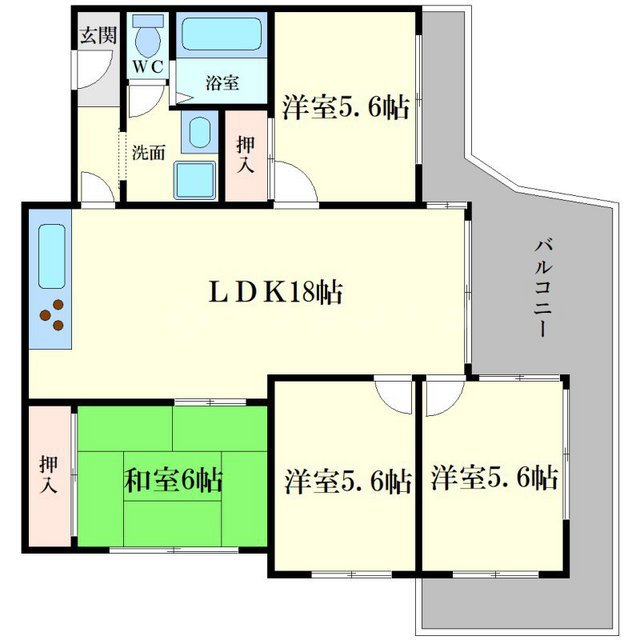 メゾンドゥアテリアの間取り