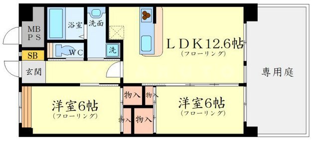 ヴィーヴル箕面の間取り