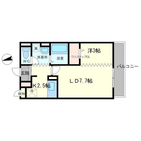 ドマーニマエガワの間取り