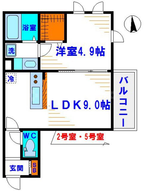 アリエッタ牧落の間取り