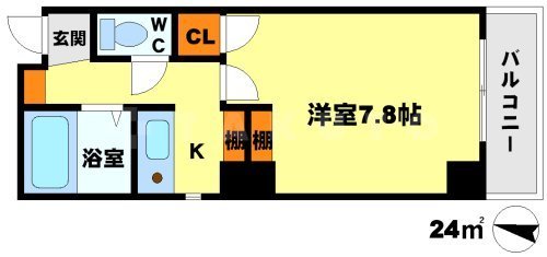カルム白島の間取り