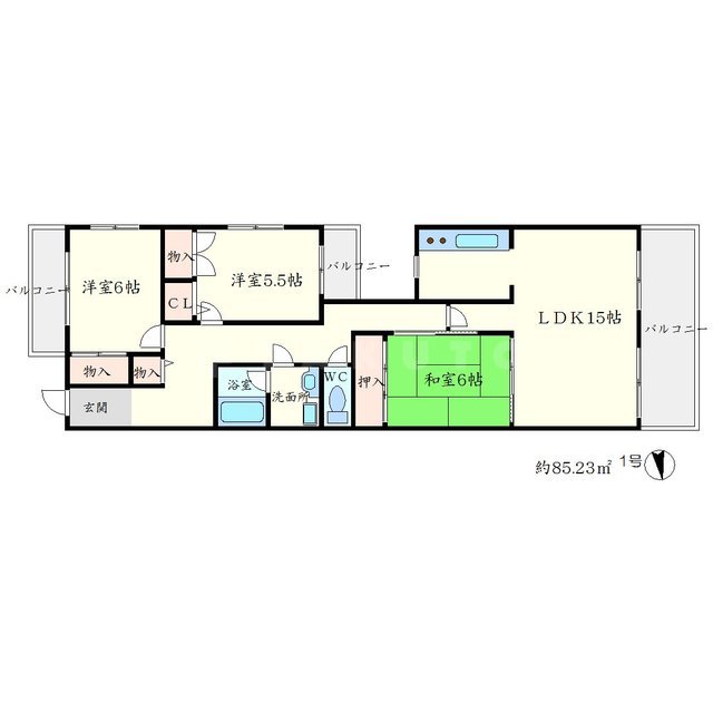 グランドローエの間取り