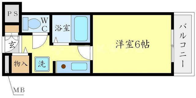 マグノリア箕面の間取り