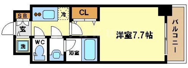 S-RESIDENCE福島Luxeの間取り