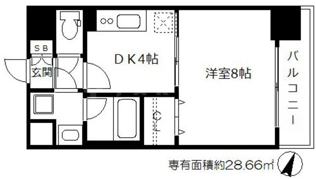 ニコル梅田の間取り