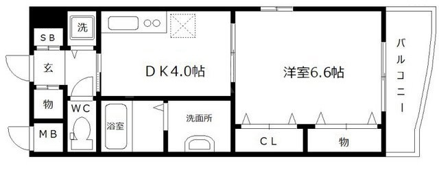 キリンパークサイドの間取り