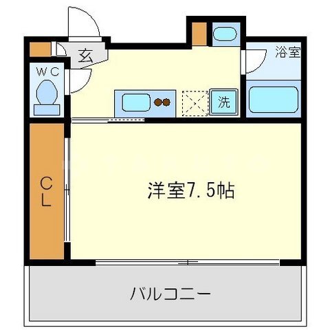 レジュールアッシュ梅田WESTの間取り