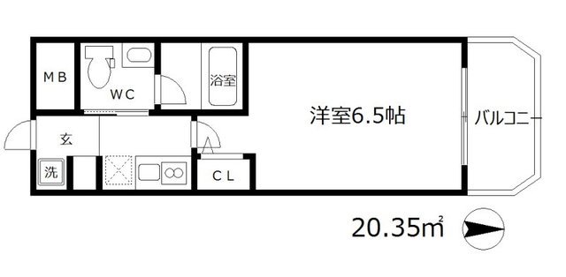 セレニテ梅田北の間取り