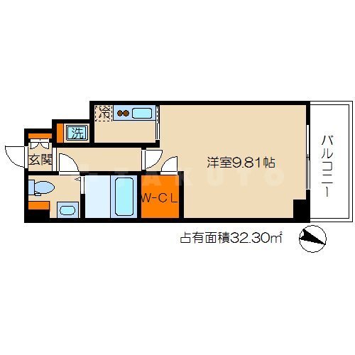 エスリード福島リバーフロントの間取り