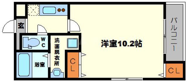 フジパレス豊中三和町の間取り