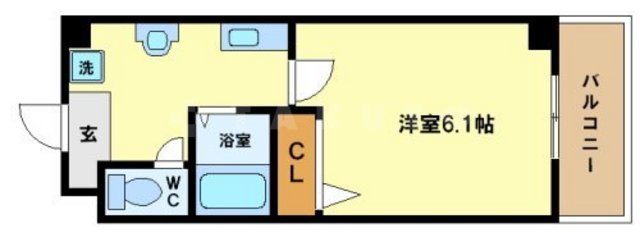 プレジール福島の間取り