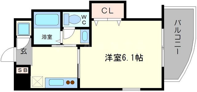 オリエンタル福島の間取り