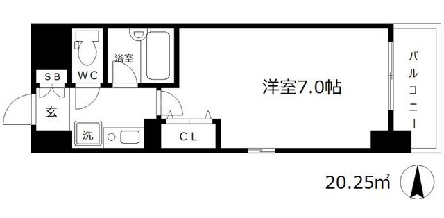 ラナップスクエア北梅田シティの間取り