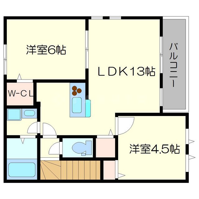 クリスタル三和の間取り