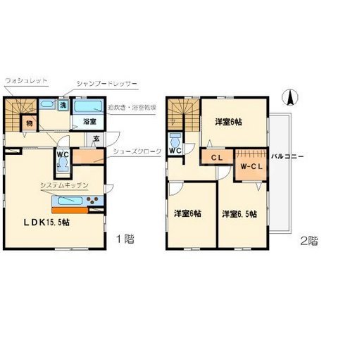 グランモア桜の町1の間取り