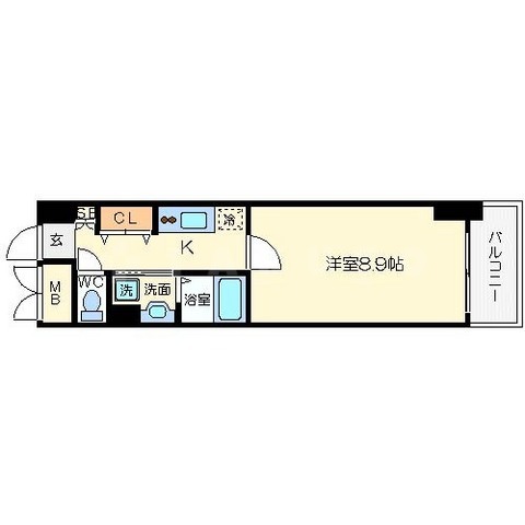 ミモサ中津の間取り