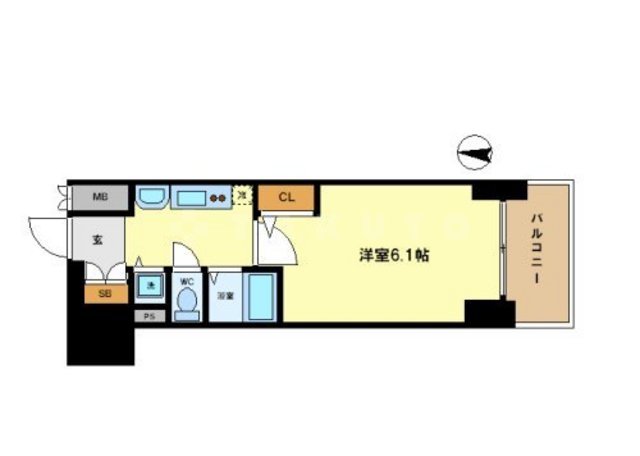 プレサンス梅田北デイズの間取り