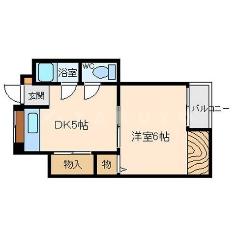 江坂はなヴィラの間取り