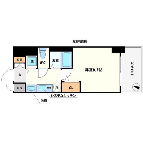 プレサンス梅田北デイズの間取り