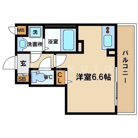 ベクス福島の間取り